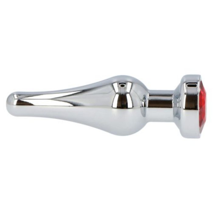 Butt Plug Anal Toyz4Lovers "Ace of Spades" 10 cm - Argintiu##