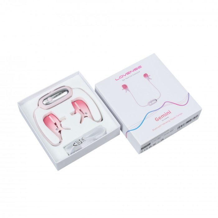 Lovense Gemini App-Controlled Vibrating Nipple Clamps - detaliu finisaj