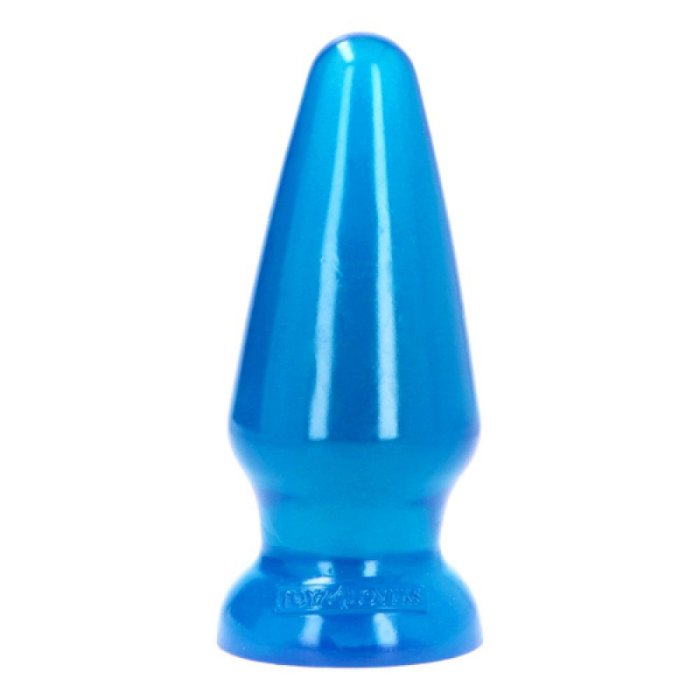 Butt Anal XXL Toyz4Lovers "Adamo Transparent" 19,5 cm - Albastru - dimensiuni complete