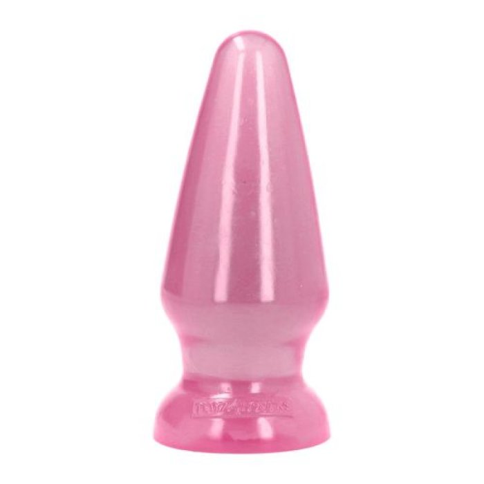 But Anal XXL Adamo Transparent Roz, [ 19,5 cm x 8 cm ] - vedere frontala
