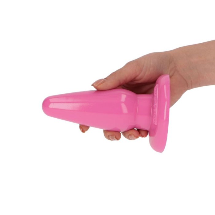 Butt Plug Toyz4Lovers "Ivo Pink" 14,5 cm - Roz - vedere laterala