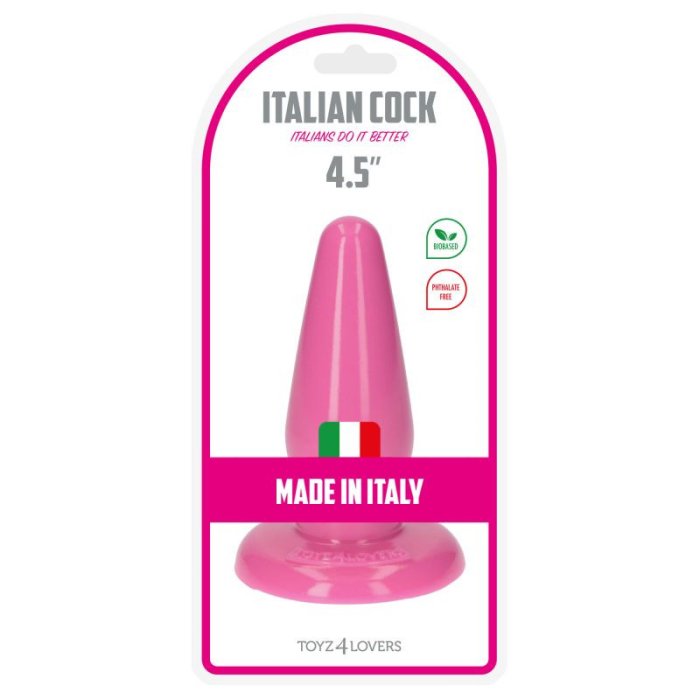 Butt Plug Toyz4Lovers "Ivo Pink" 14,5 cm - Roz - detaliu finisaj