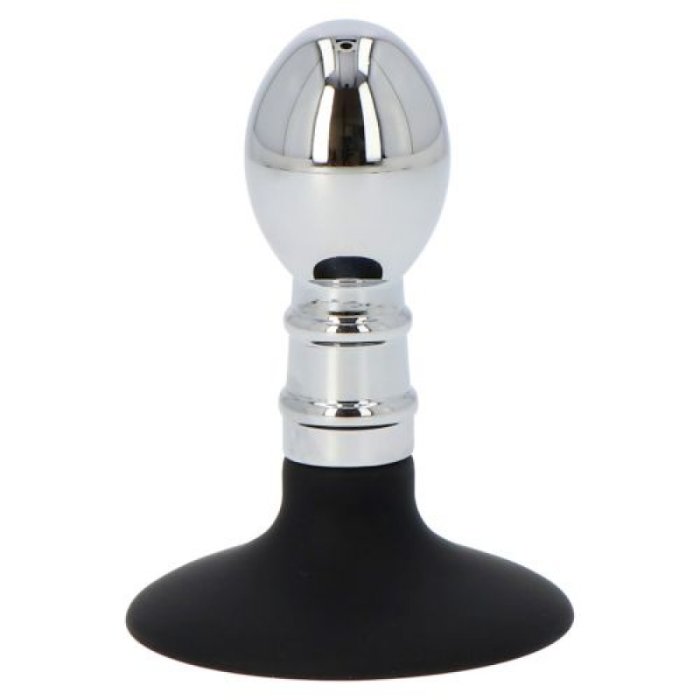 Butt Plug Anal Toyz4Lovers "Aluminiu" 8.3 cm - Argintiu##