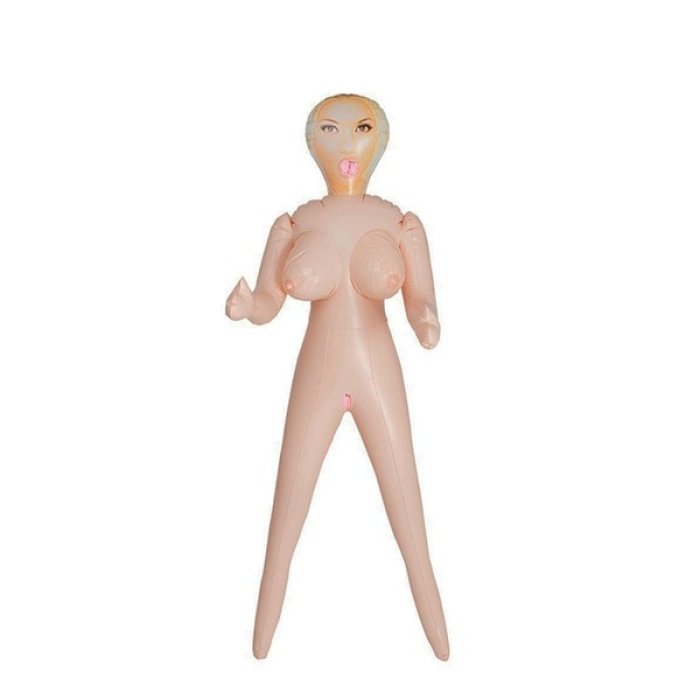 Papusa Gonflabila NMC "Just Love Doll" 150 cm - Natural - culoare si material