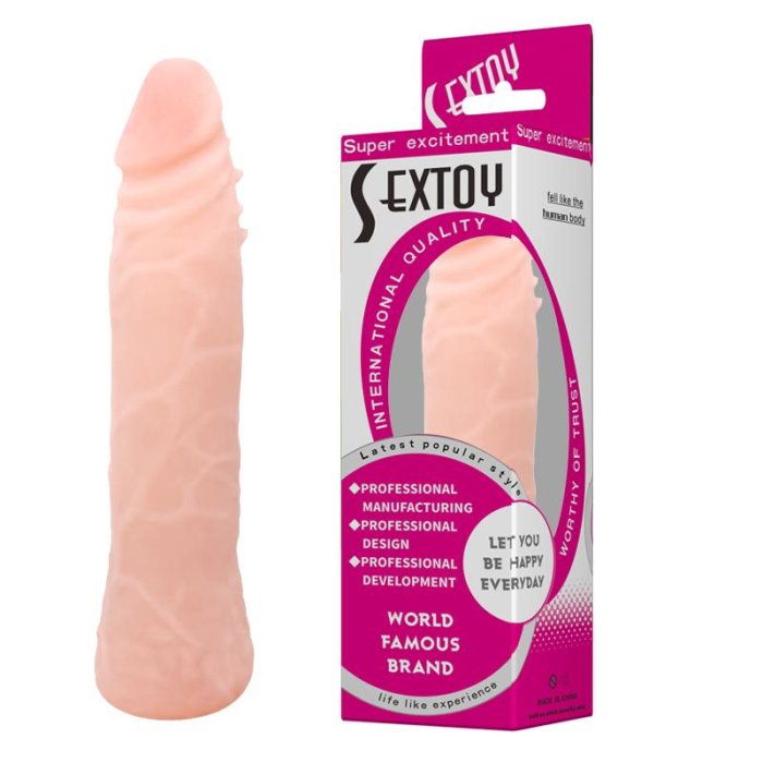 Dildo Realistic Baile "Sextoy"18,5cm - Natural