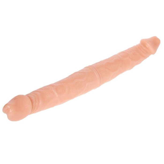 Dildo Dublu Lybaile "Double Dong 14" 39 cm - Natural - culoare si material