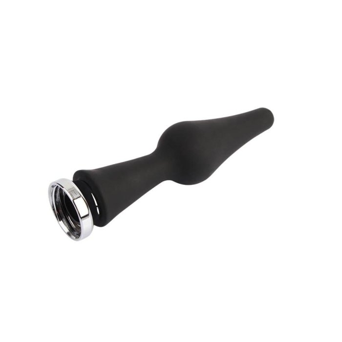 Irigator Intim Cap de Dus Chisa Novelties "Black Mont" 11,2 cm - Negru##