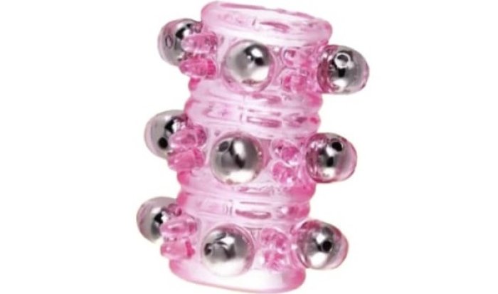 Manson cu Bile Toyz4Lovers "Profesional" 5,5 cm - Roz
