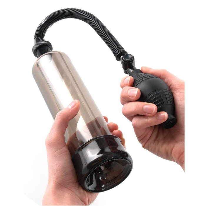 Pompa Penis VACUUM Works Black + Inel Penis - dimensiuni complete