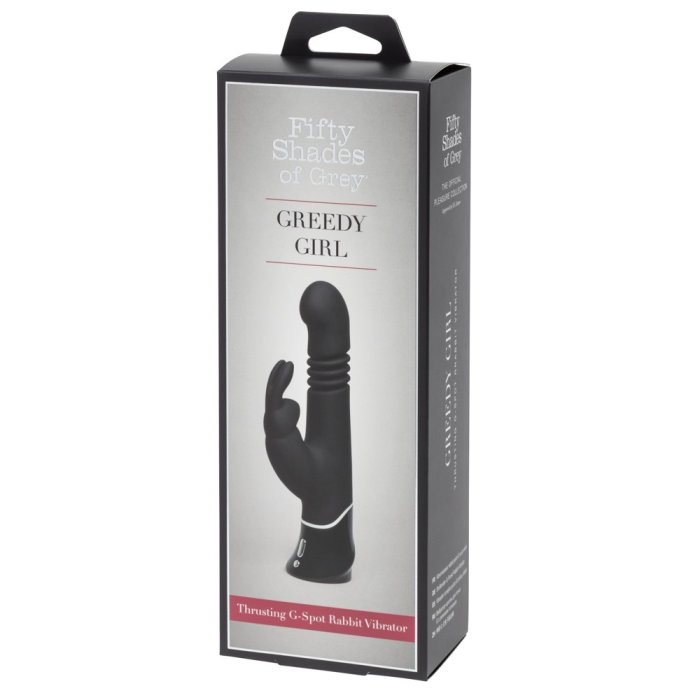 Vibrator Fifty Shades Of Grey »Greedy Girl G-Spot Rabbit Thrusting« 23,3 cm - vedere frontala