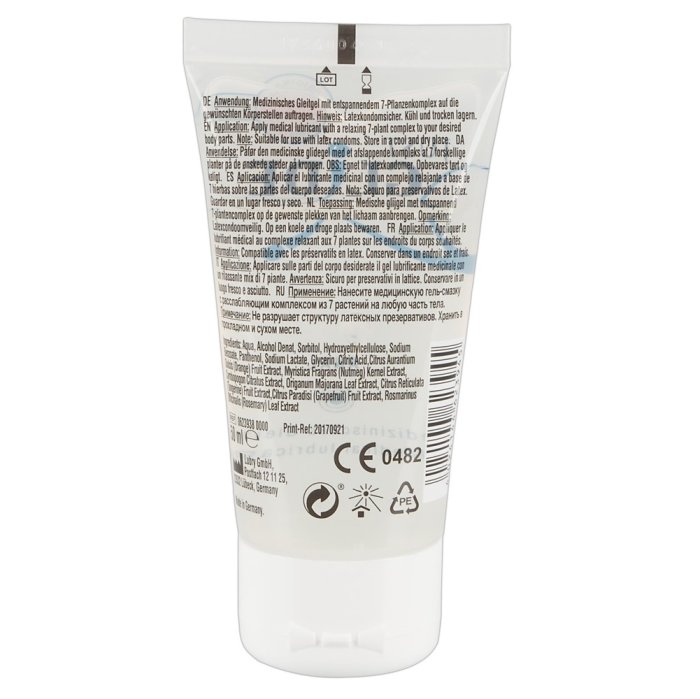 Lubrifiant Anal Just Glide 50 ml - culoare si material