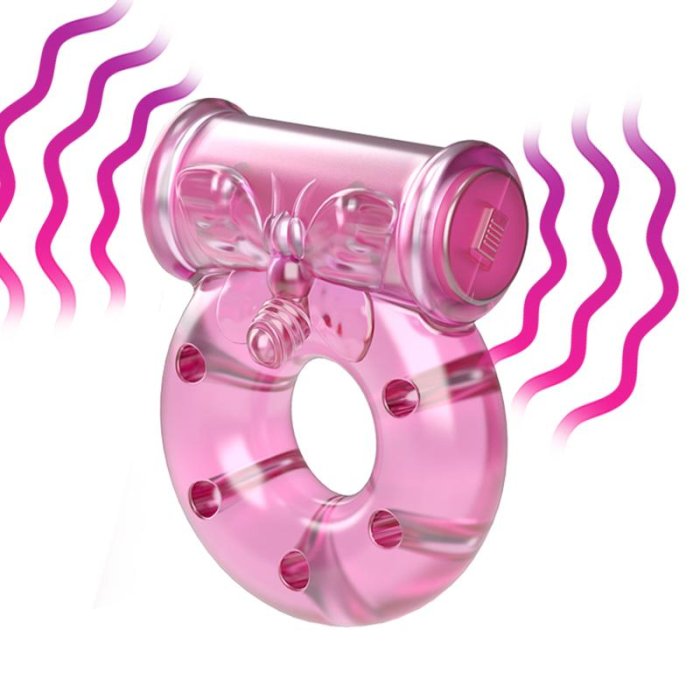 Inel cu Vibratii Lybaile "Ring" Roz