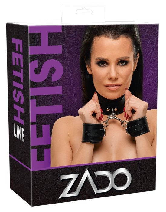 Leather Neck and Hand Cuffs - vedere frontala