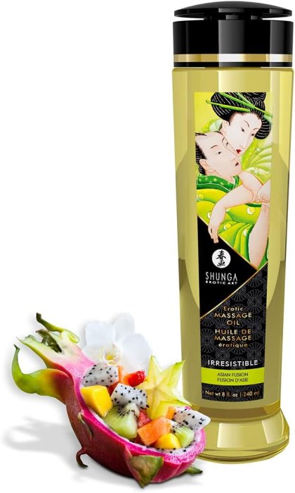 Ulei Masaj Shunga "Asian Fusion" 240 ml - vedere laterala