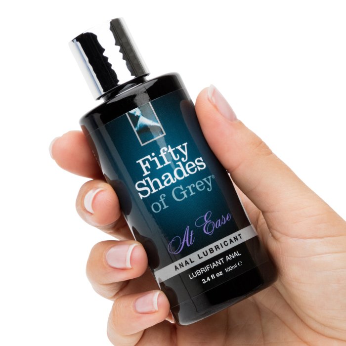 Lubrefiant Anal Fifty Shades of Grey "AT EASE" 100ml - detaliu design