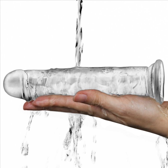 Dildo Jelly Lovetoy "Flawless Clear" 18 cm - detaliu finisaj