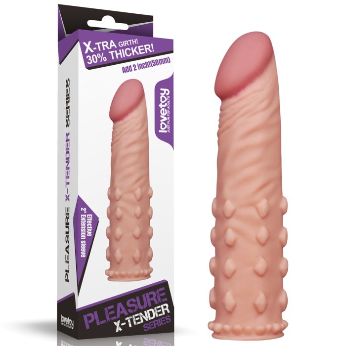 Prelungitor Penis Lovetoy »Super Realistic X-Tra« 19 cm - Natural