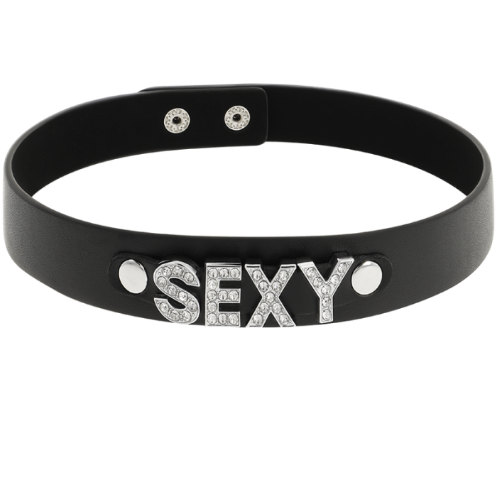 Chocker  Coquette "Sexy" - Negru