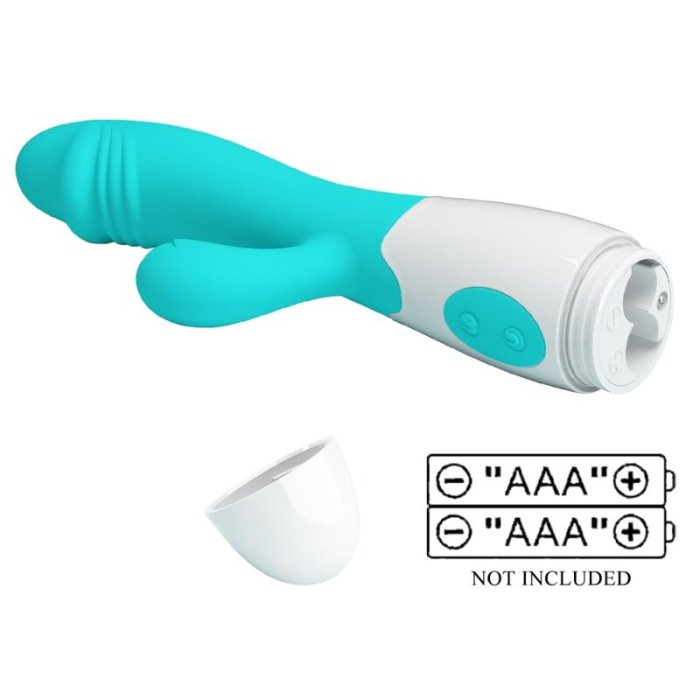 Vibrator Pretty Love " Snappy" 19,5 cm - Turcoaz##