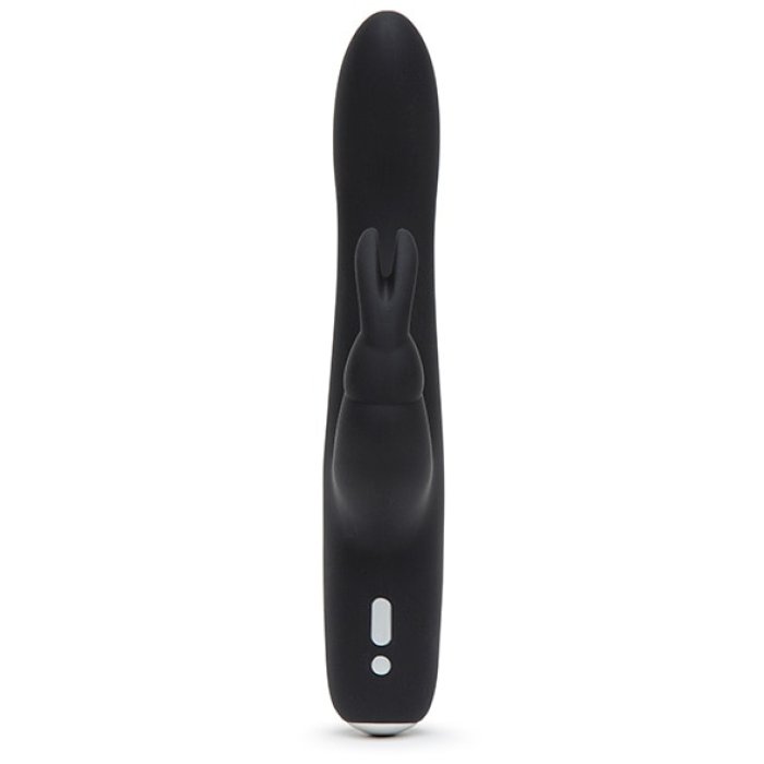 Vibrator Fifty Shades Of Grey »Greedy Girl Slimline Rabbit« 22 cm - Negru