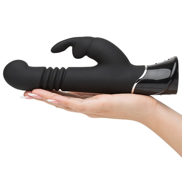 Vibrator Fifty Shades Of Grey »Greedy Girl G-Spot Rabbit Thrusting« 23,3 cm - accesorii incluse