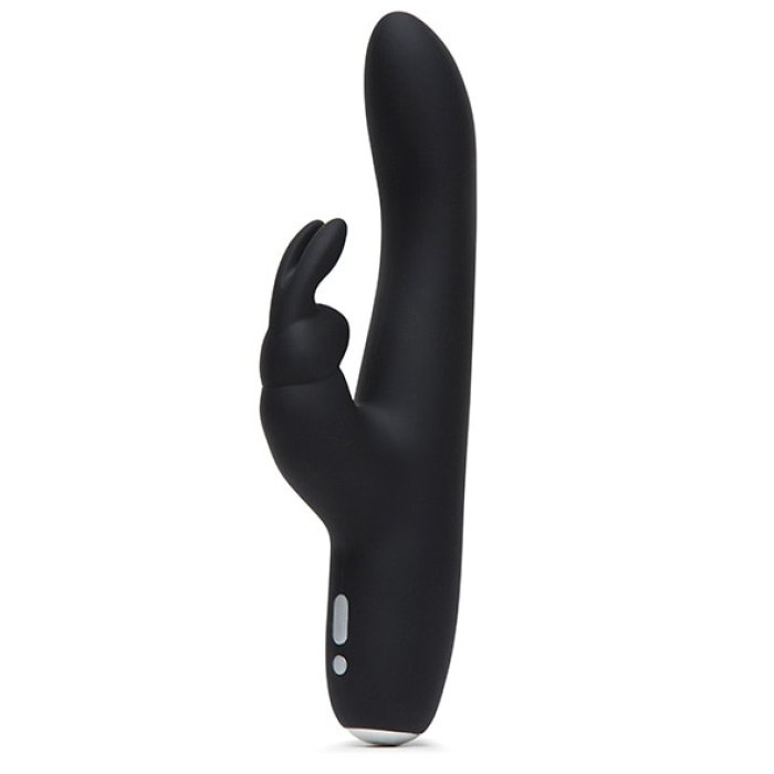 Vibrator Fifty Shades Of Grey »Greedy Girl Slimline Rabbit« 22 cm - Negru