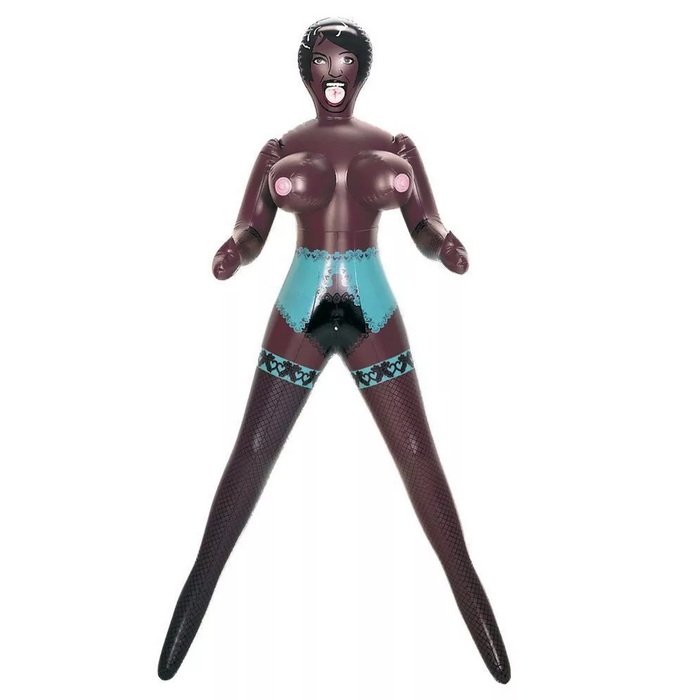 Papusa Gonflabila NMC "Alecia King" 145 cm - Negru##