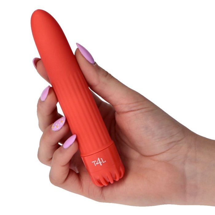 Vibrator Mini Toyz4Lovers »Classics« 14 cm - Rosu - culoare si material