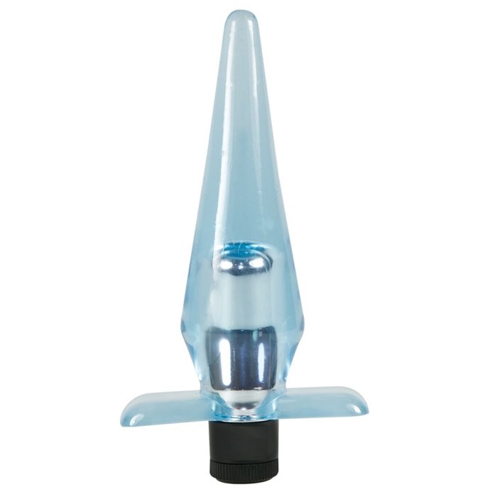 Vibrator Anal Seven Creations »Blue Slimline« 11 cm - Albastru