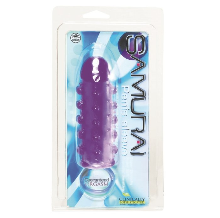 Prelungitor Penis NMC »Samurai« 13 cm - Violet - accesorii incluse
