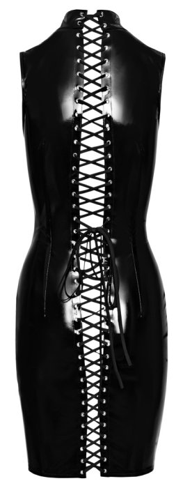 Rochie Latex Look Black Level - Negru