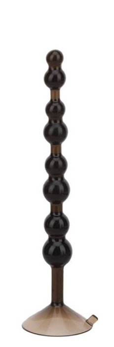 Bile Anale NMC "Love Throb" 18 cm - Negru - culoare si material