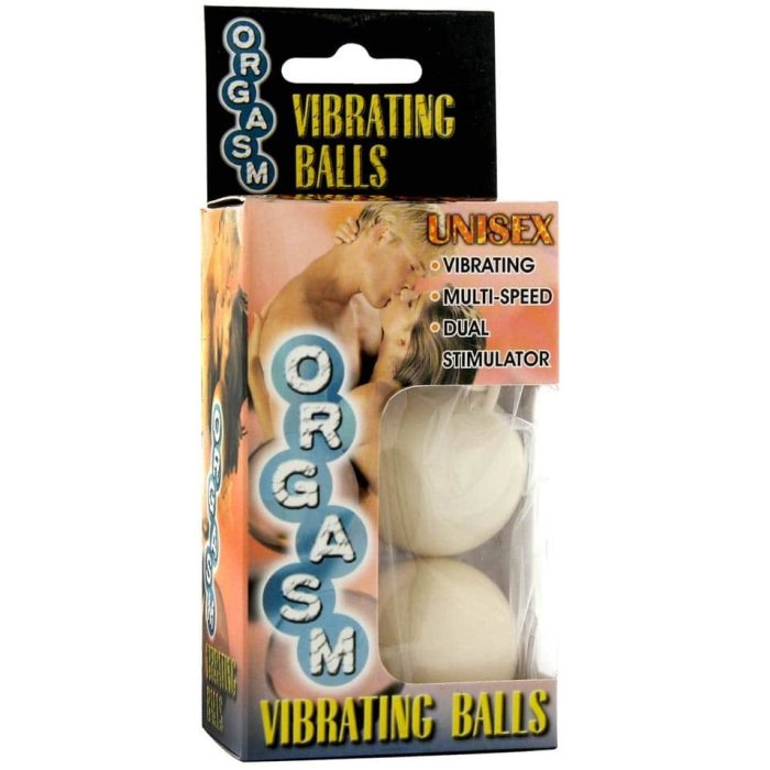 Bile Vaginale Seven Creations »Vibrating Ball Ivory« 8,5 cm - Alb