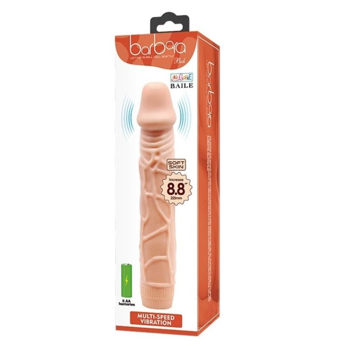 Vibrator Lybaile »Barbara Bob« 23 cm - Natural - vedere frontala