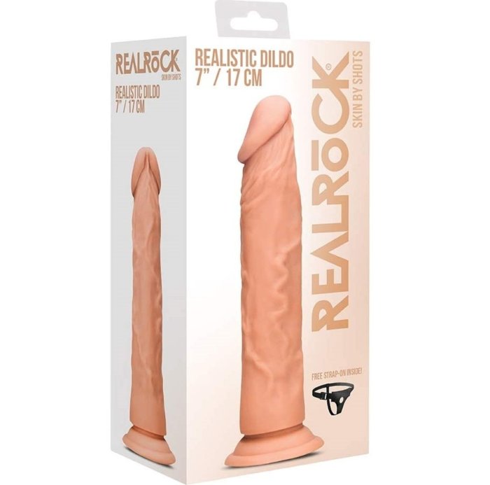 Set Strapon Realrock »Realistic Dildo« 17 cm - Natural