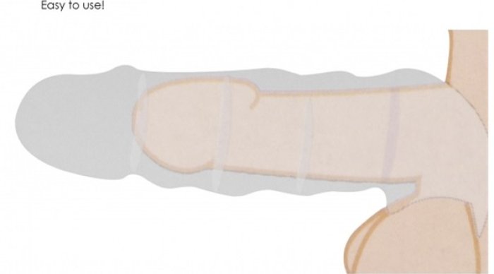 Prelungitor Penis RealRock »Penis Extender« 17,5 cm - Natural