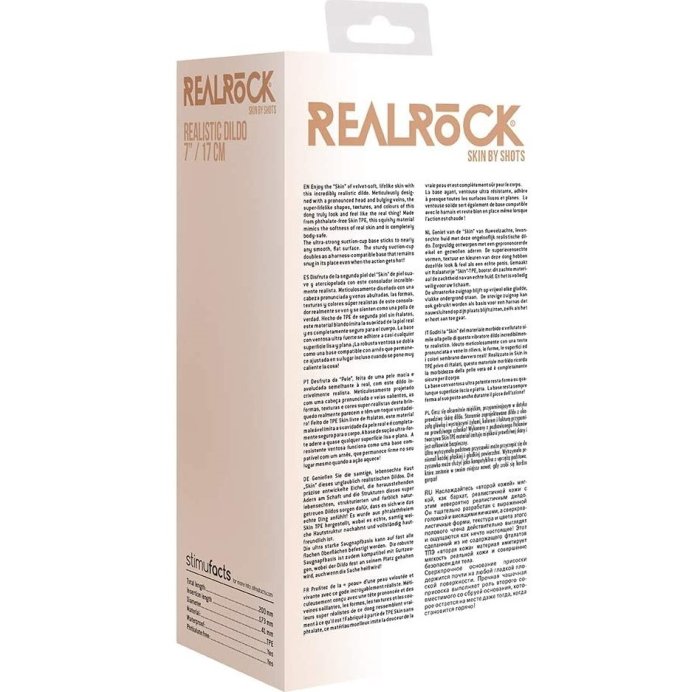Set Strapon Realrock »Realistic Dildo« 17 cm - Natural