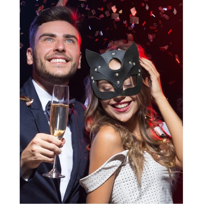 Masca Master Series "Cat Masquerade" - Negru##
