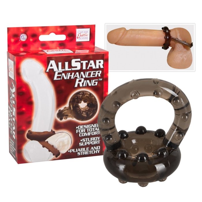 Inel Penis Calexotics "All Star" Maro - detaliu ambalaj