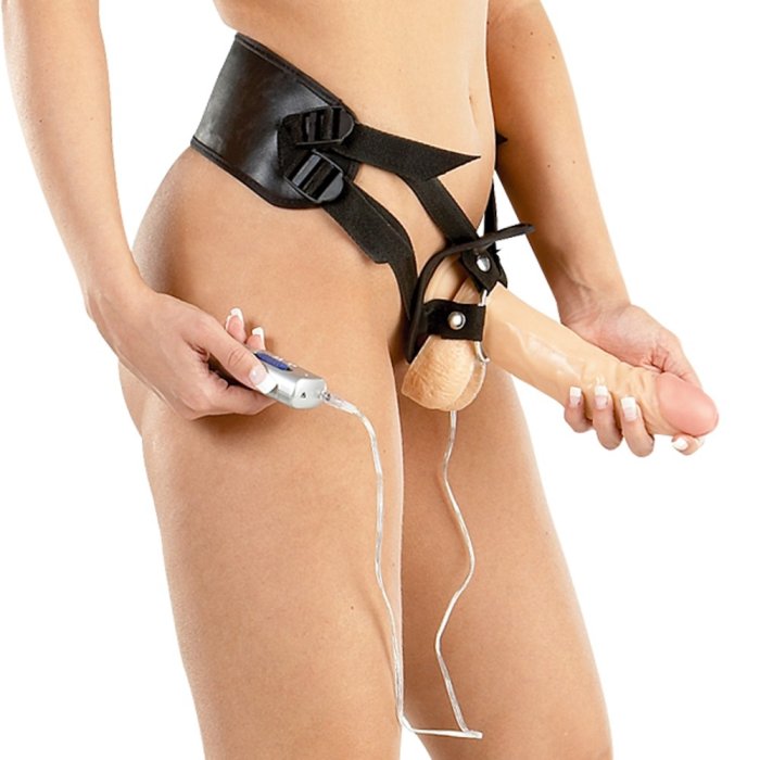 Vibrator Strap-On You2Toys »Gigolina« 22 cm - Natural