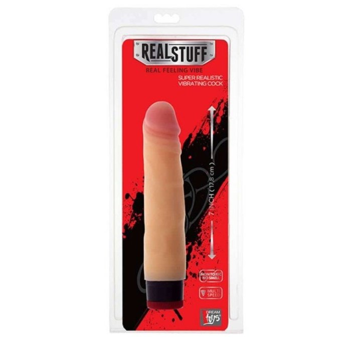 Vibrator Realstuff »Dream Toys« 18 cm - Natural