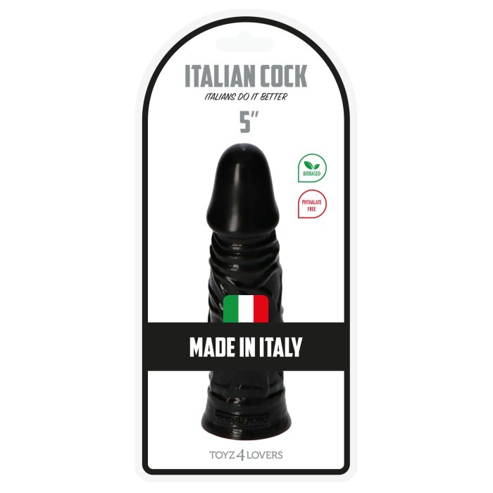 Dildo Anal Toyz4Lovers "Ezio" 15,5 cm - Negru##