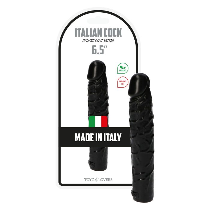 Dildo Toyz4Lovers "Zeno Negru" 16,5 cm - Negru
