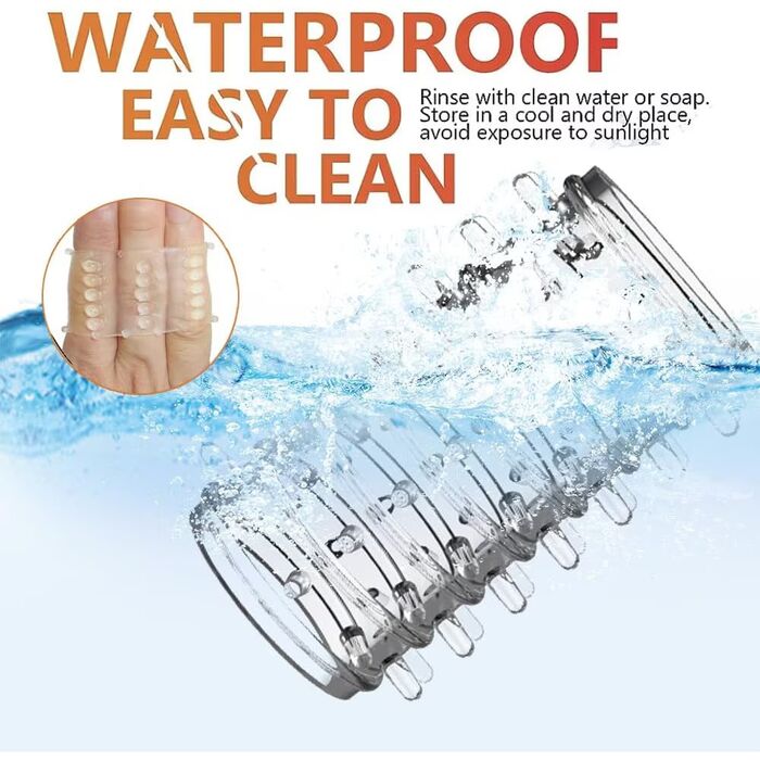 Set Mansoane Penis You2Toys »Red Roses« Transparent - vedere 14