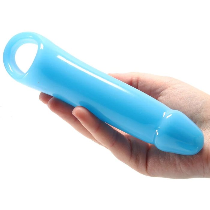 Prelungitor Penis NS Novelties »Firefly Glow« 17,1 cm - Albastru