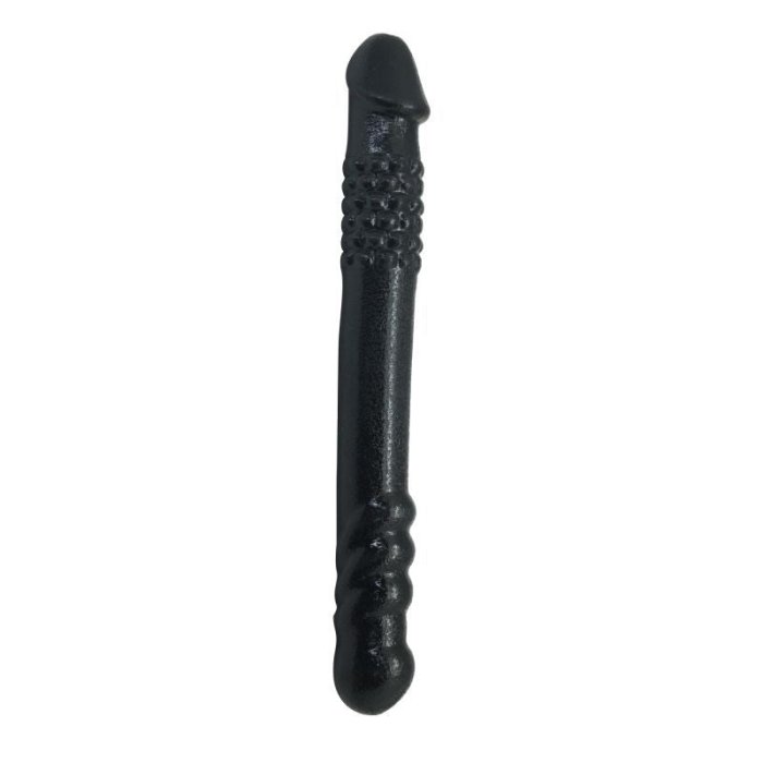 Dildo Dublu Toyz4Lovers 25,4 cm - Negru##