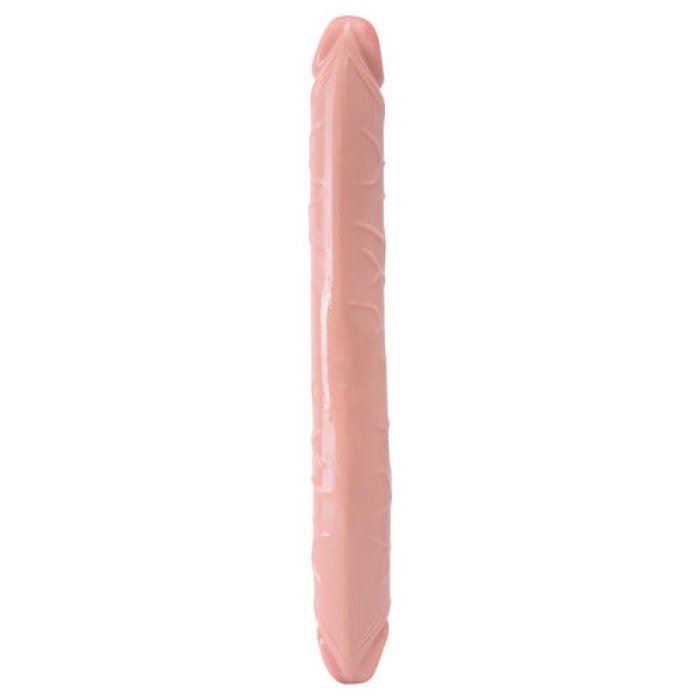 Dildo Dublu Toyz4Lovers "Natural Twin" 34 cm - Natural##