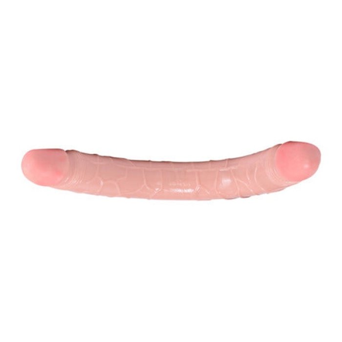 Dildo Dublu Toyz4Lovers "Natural Twin" 34 cm - Natural##
