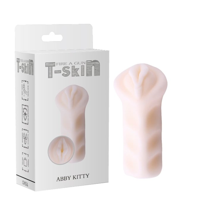 Vagin 3D Masturbator Chisa Novelties »T-Skin« 13 cm - Natural - vedere laterala