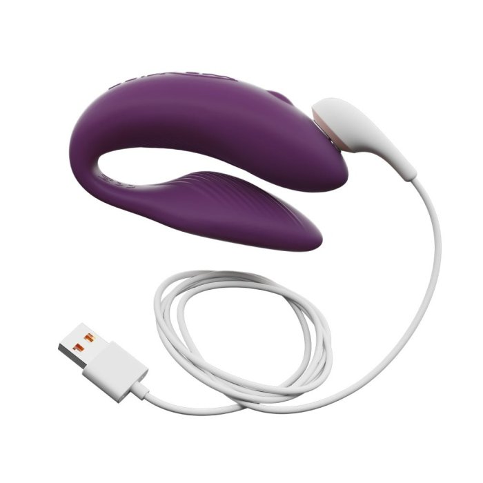 Vibrator Cupluri We-Vibe »Chorus« 7,8 cm - Violet - detaliu finisaj